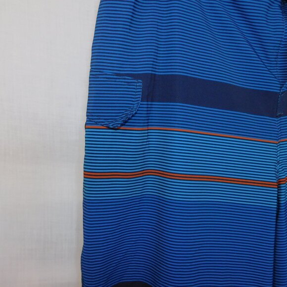 GOTCHA Mens 40 Blue Orange Striped Unlined Board Shorts Swim Trunks UNUSED - Picture 3 of 9